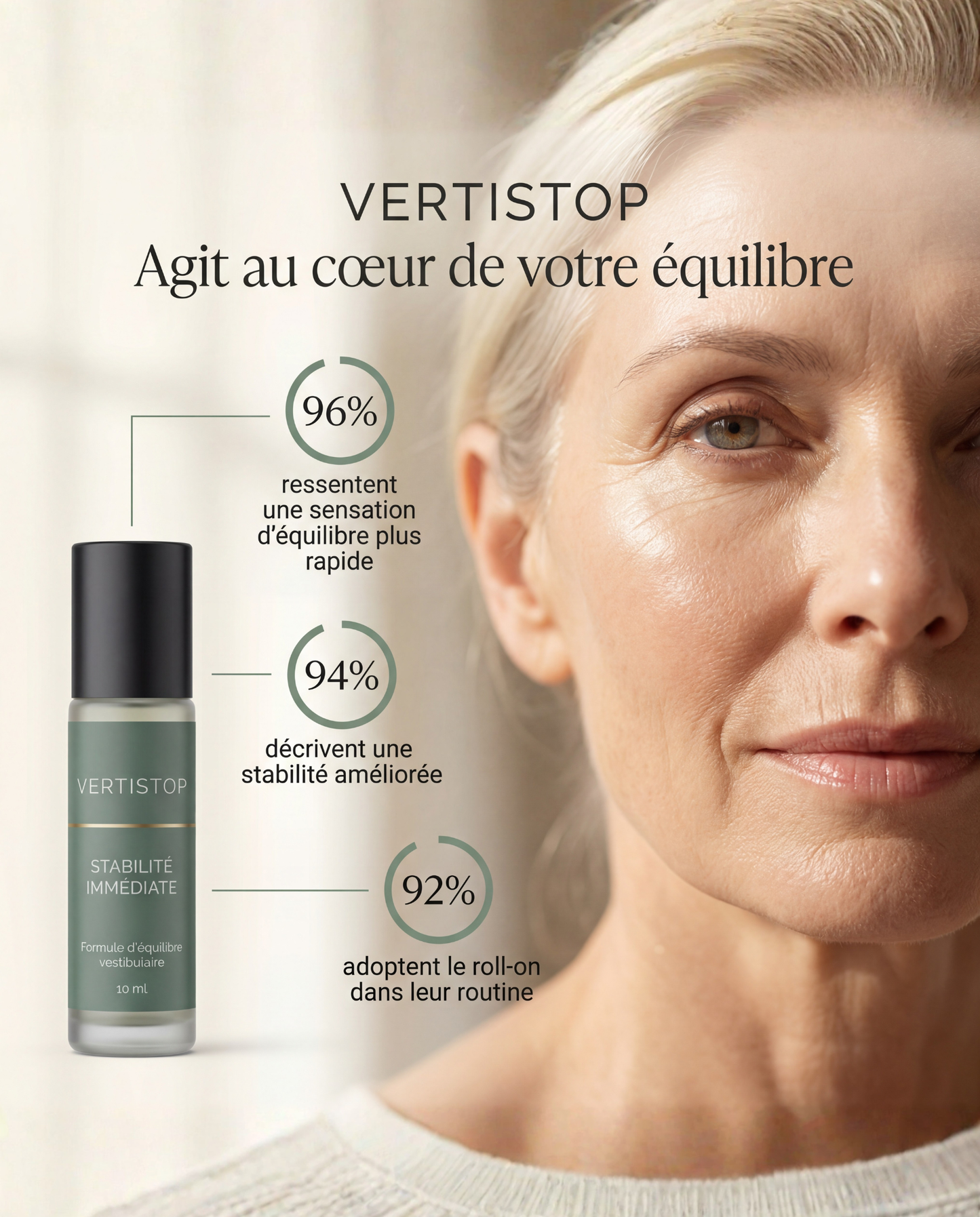 VERTISTOP – Roll-on Stabilité Immédiate | Soutien de l’Équilibre Vestibulaire