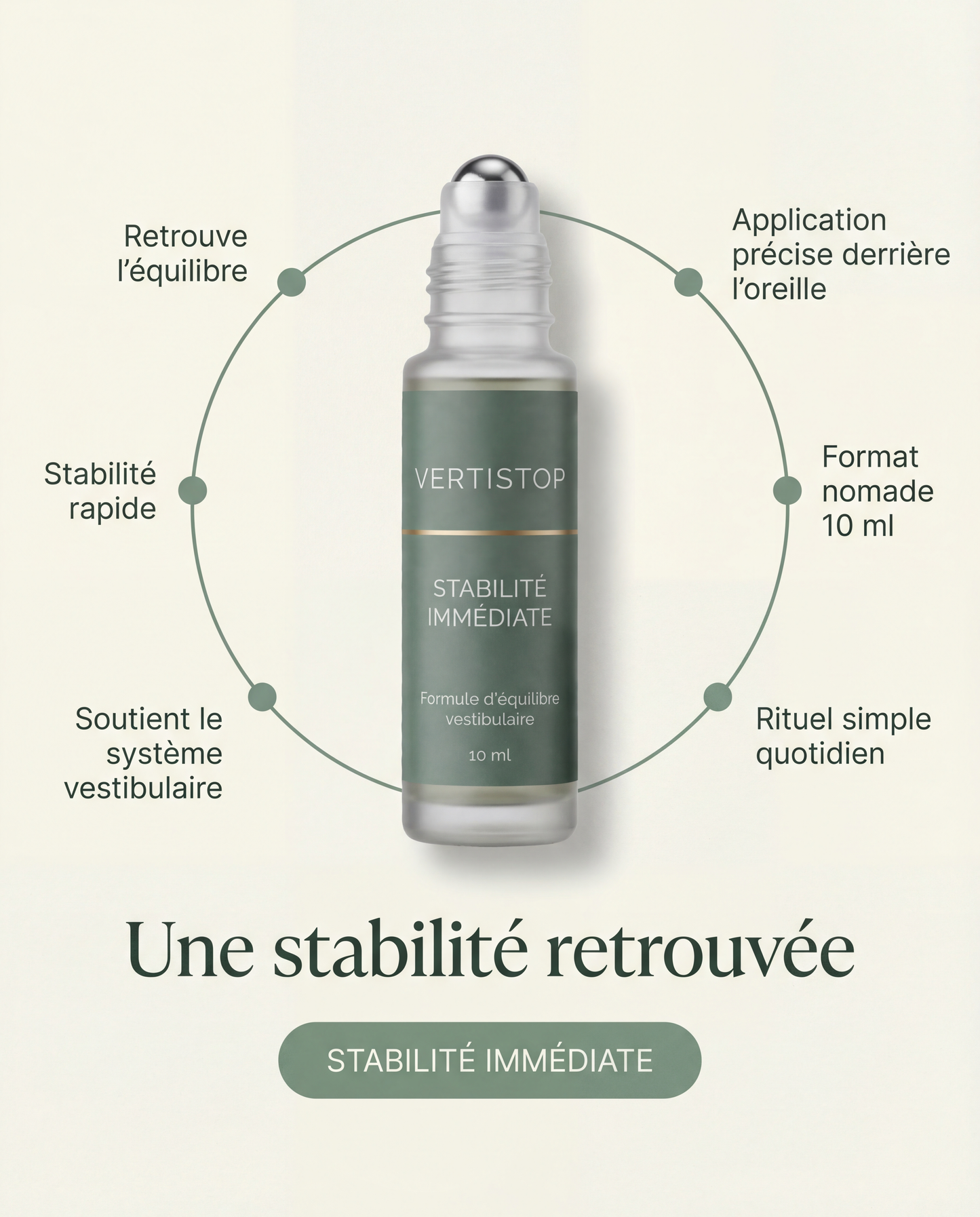 VERTISTOP – Roll-on Stabilité Immédiate | Soutien de l’Équilibre Vestibulaire